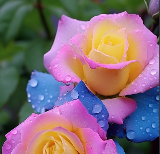 Rare Tri-Color Rose Seeds