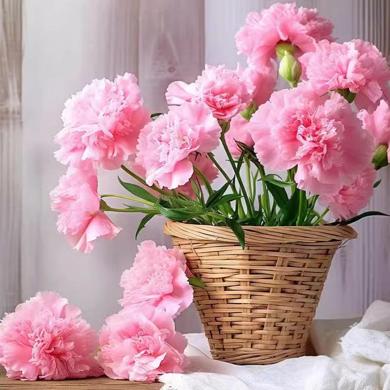 Carnation Chabaud Mix 10 Colors Dianthus Seeds