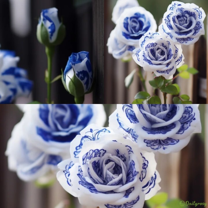 Rare Blue Ink Rose Seeds-