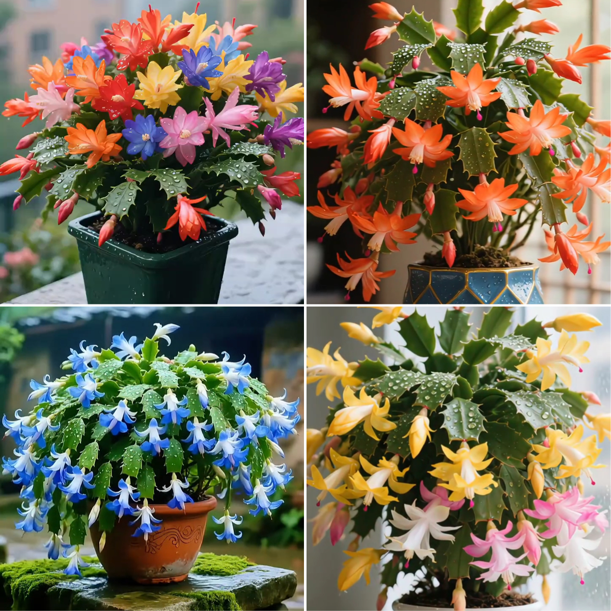 🌺 Christmas Cactus – Cascades of Color, Zero Fuss! 🌿✨