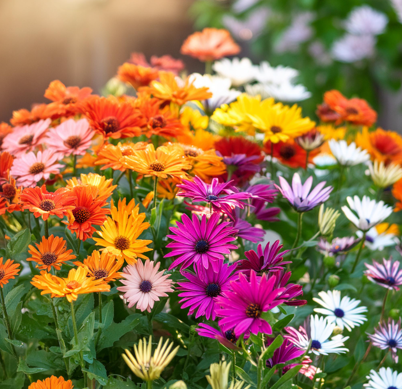 Mixed Colors-Pyrethrum-Flower Seeds Group