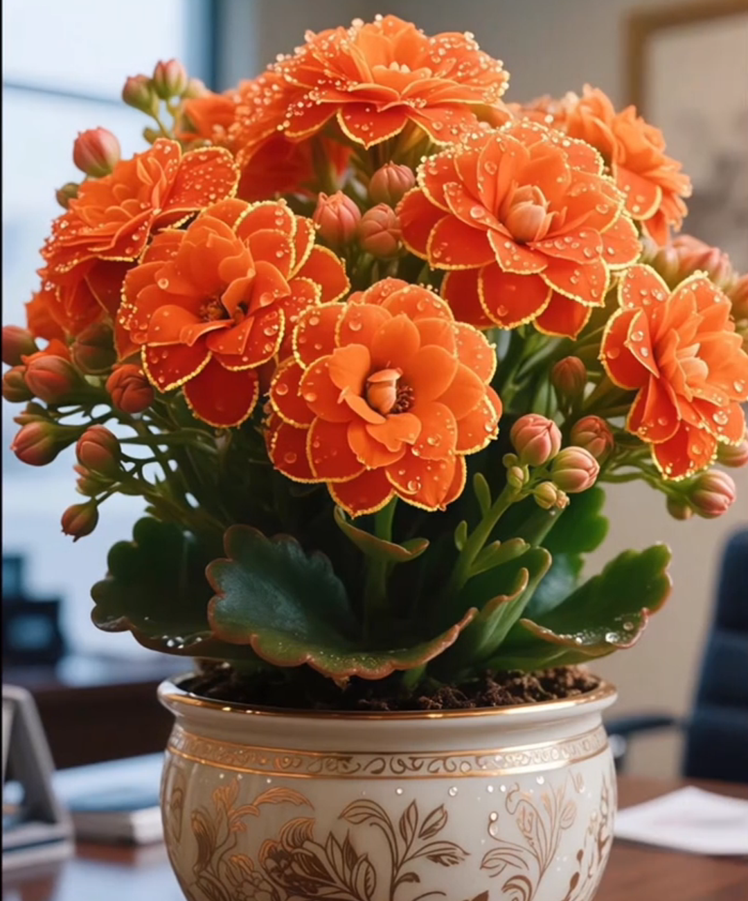 🌸 Double Kalanchoe – Tiny Petals, Big Charm! 🌿✨