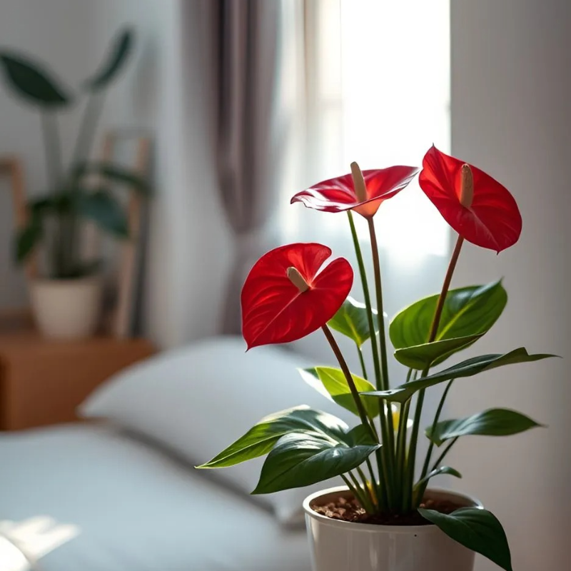 Anthurium Seeds🌱- Easy-Grow Tropical Blooms for Seniors | 🌸 Vibrant Red & Hearty Varieties