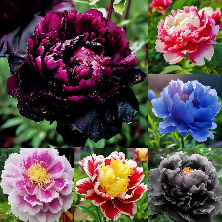 Black Beauty Peony Flower Seeds-Embrace the Dark Elegance