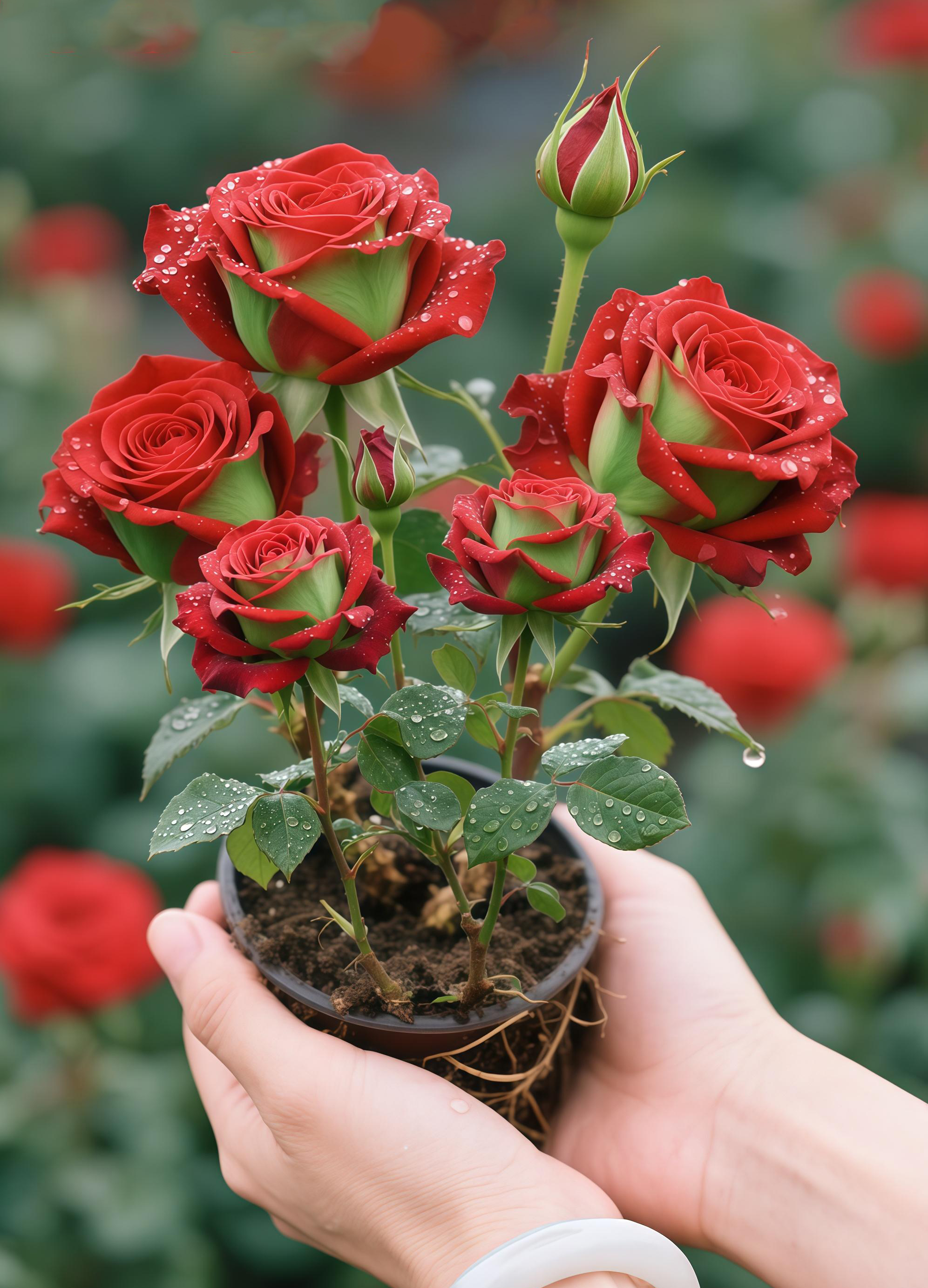 🌹 Two-Tone Roses – Stunning Color, Timeless Elegance! ✨🌿