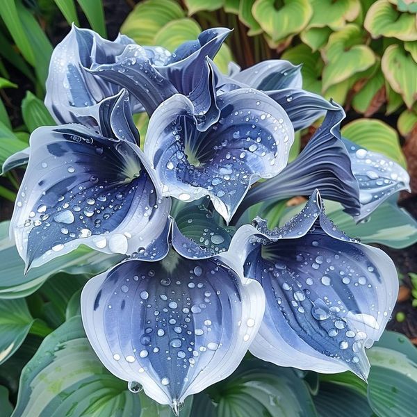 🌟 Aurora Hosta — A Rare Jewel with an Icy Glow ❄️