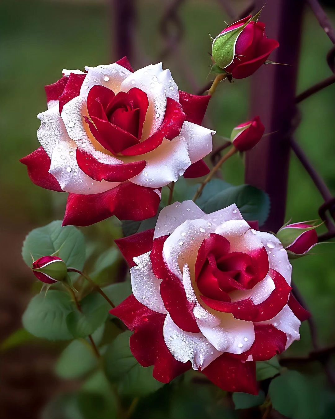 Red Heart Twin Rose Seeds