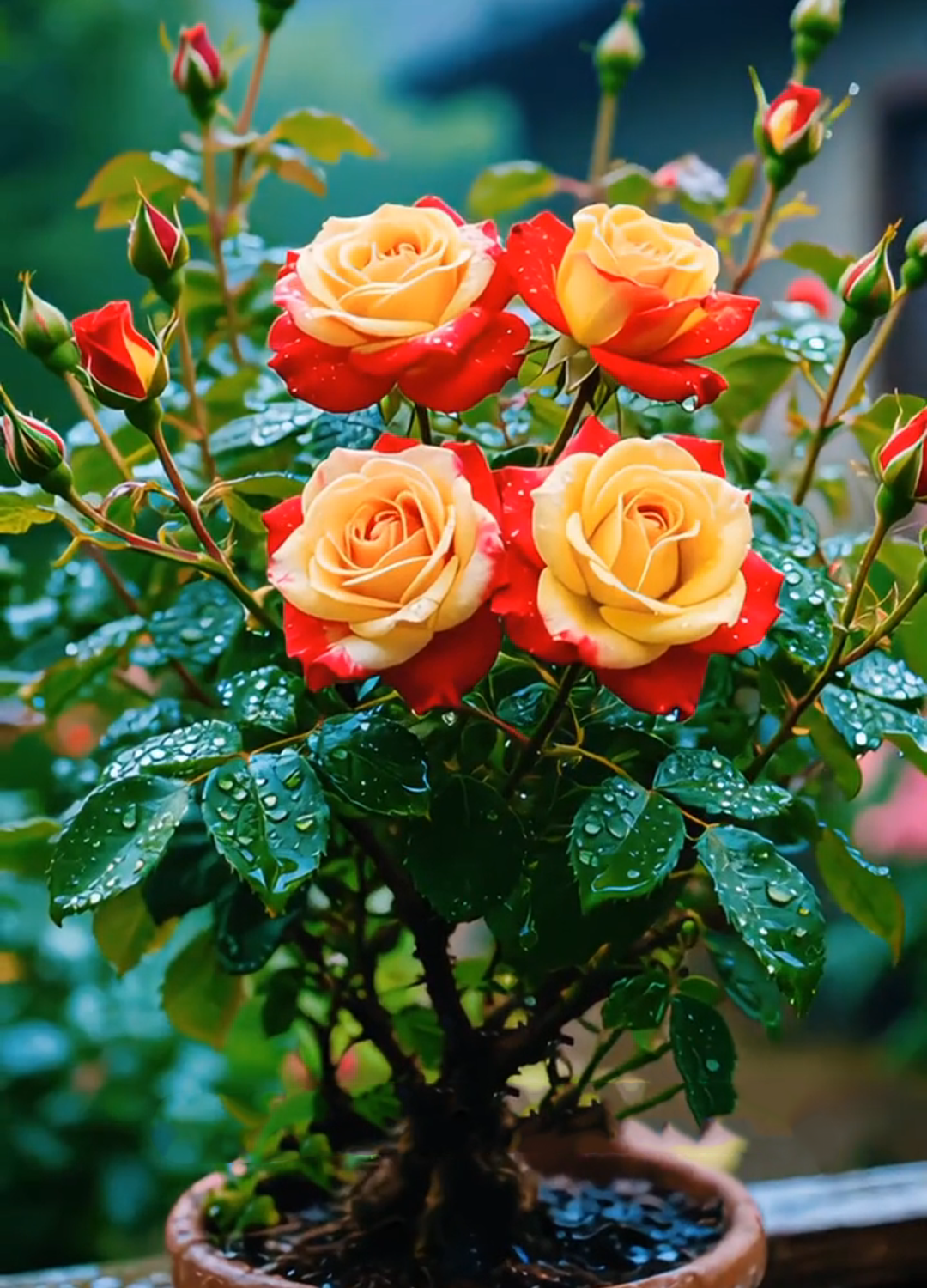 🌹 Two-Tone Roses – Stunning Color, Timeless Elegance! ✨🌿