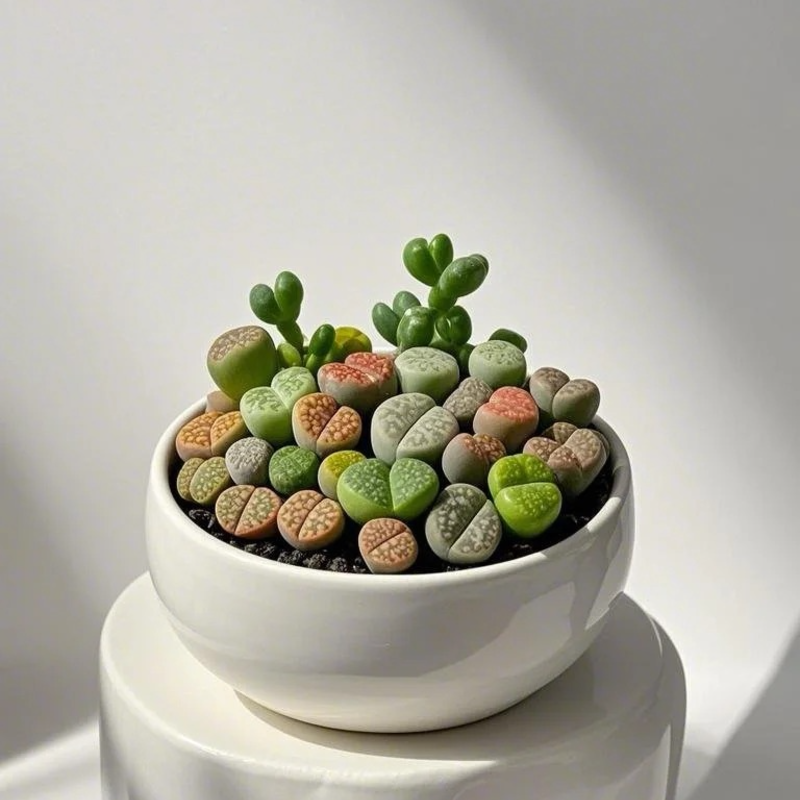 Lithops Succulent Seeds – Easy-to-Grow ‘Living Stones’ for Stress-Free Gardening 🌱