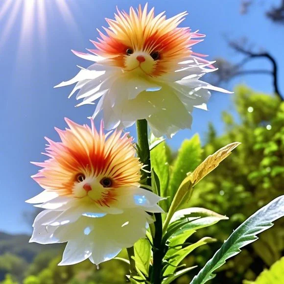 🌸 Cat Face Flower – The Most Adorable Bloom You’ve Ever Seen! 🌿✨