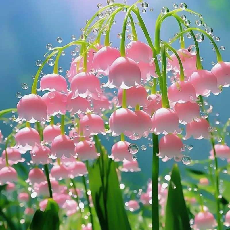 🔔Colorful lily of the valley🌸enchanting plant