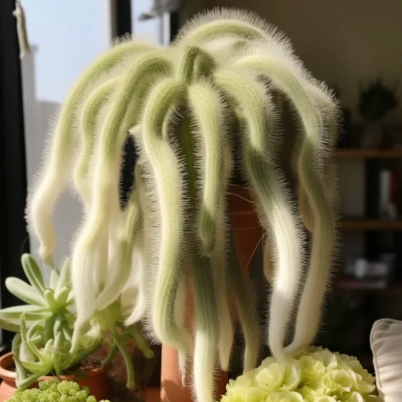 🦊 Nine-Tailed Fox Plant Seeds – 🌿 Relaxing, Low-Care Beauty for Garden Lovers 🧤🪴