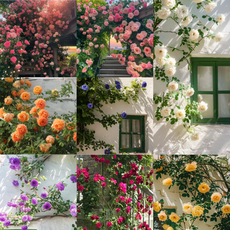 🌹Climbing the Wall Rose-Bring Elegance to Your Garden 