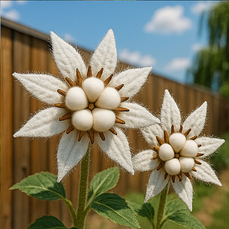 🌸 CottonFlame Edelweiss Seeds – A Rare Bloom of Soft Beauty and Gentle Strength 🌿