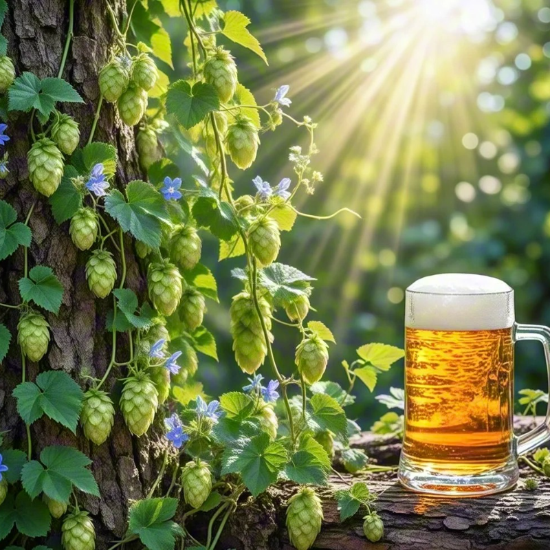 🌿 Grow Your Own Beer Hops! 🍺 Cascade Seeds – Easy, Perennial, Low Work! 👵👴🌼 For Garden Vines & Homemade Brews!