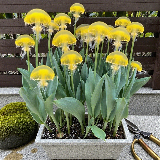 Rare Medusa Orchid – Fragrant Bulbophyllum Medusae with Flowing Tendrils – Easy Exotic Houseplant