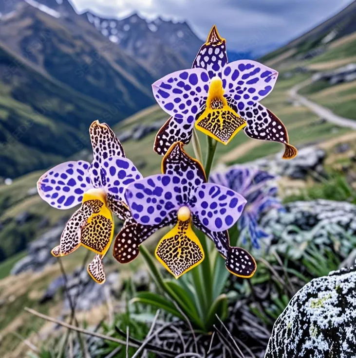 🌸🌿 Cliff Orchid – A Mesmerizing Bloom That Dances on the Edge of Nature! 🏞️✨