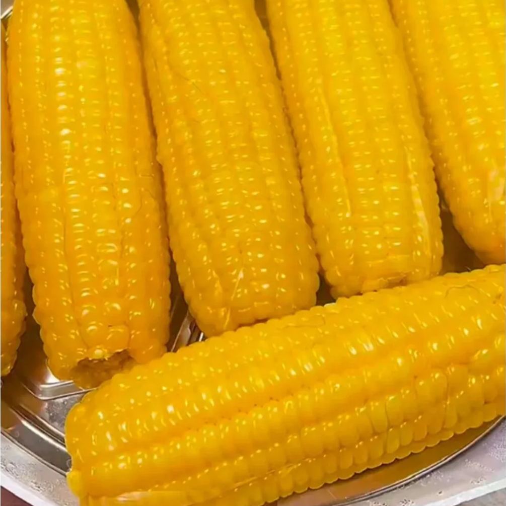 Soft, chewy, and sweet, multi-variety corn