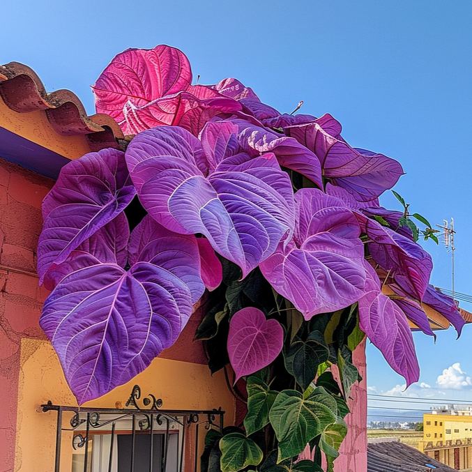 🌿✨ Colorful Philodendron Seeds – Bring Exotic Vibes to Your Space! 🌈🪴