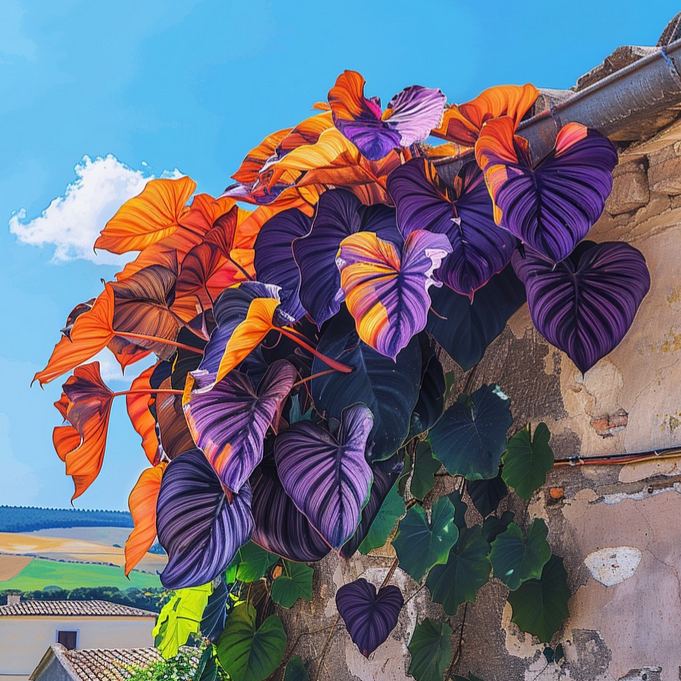 🌿✨ Colorful Philodendron Seeds – Bring Exotic Vibes to Your Space! 🌈🪴