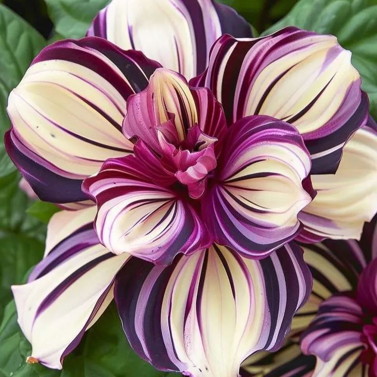 🎨 Sunset Hibiscus – A Vortex of Color and Beauty