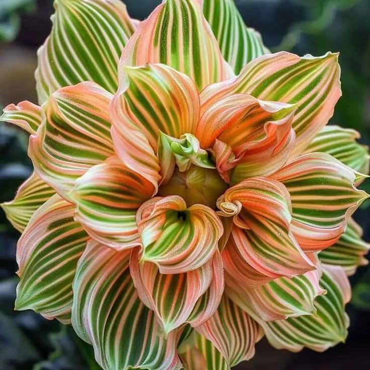 🎨 Sunset Hibiscus – A Vortex of Color and Beauty