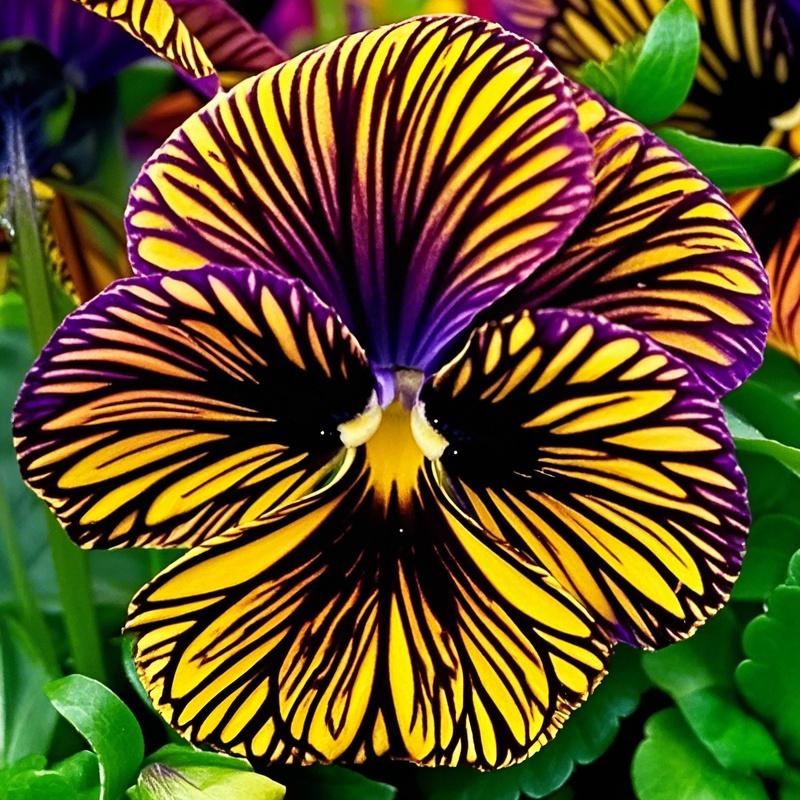 Striped Pansy Seeds