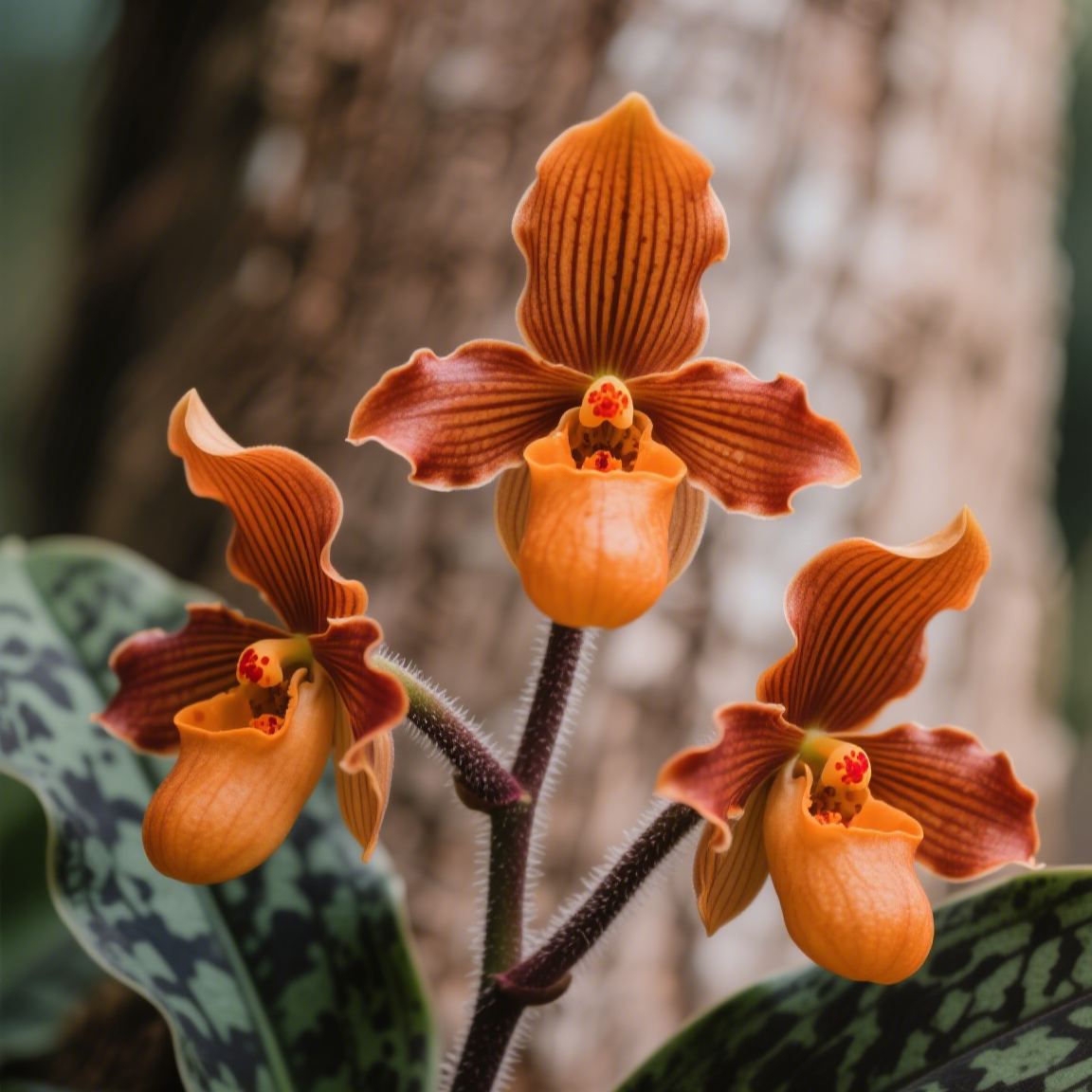 🌿 Bloom with Grace: Slipper Orchids – Nature’s Most Elegant Surprise 💕