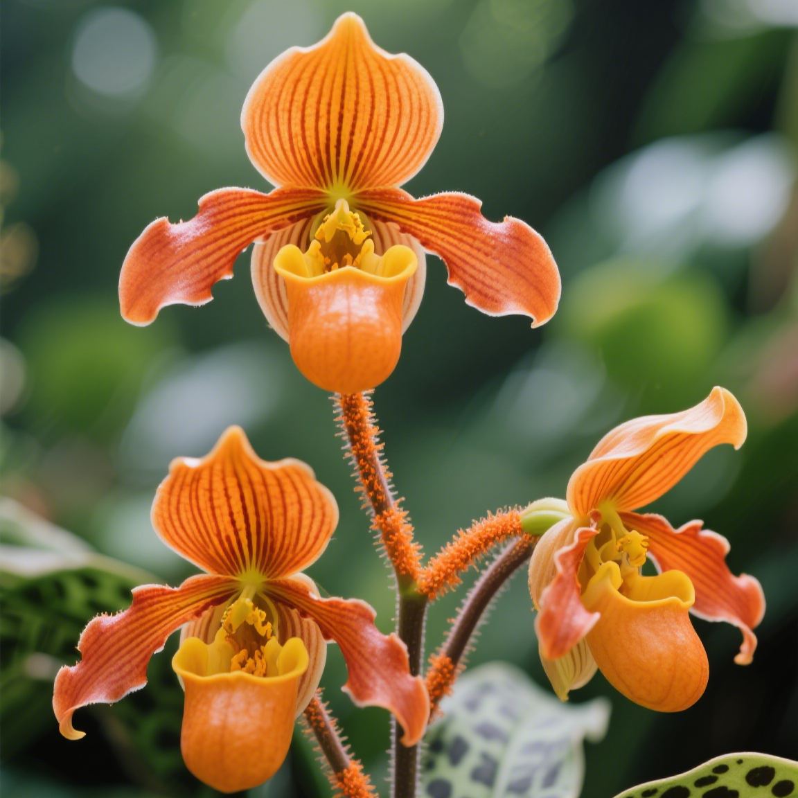 🌿 Bloom with Grace: Slipper Orchids – Nature’s Most Elegant Surprise 💕