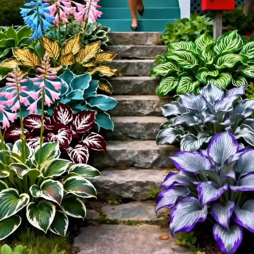 🌞 Easy-to-grow lace hostas for stunning garden borders