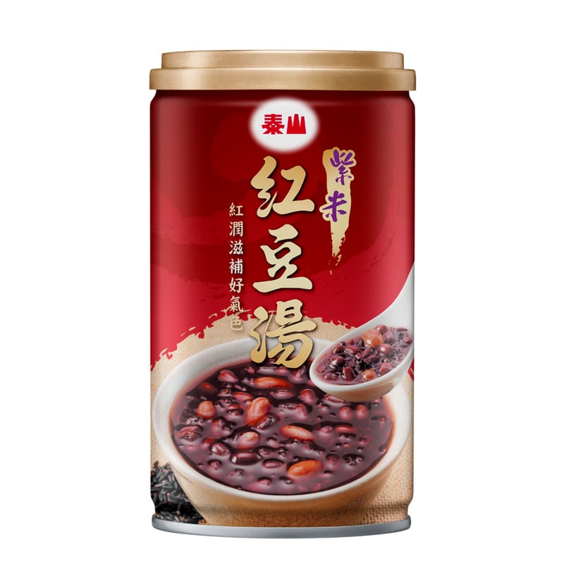 泰山紫米紅豆湯 TS Red Bean soup with black glutinous rice 330g