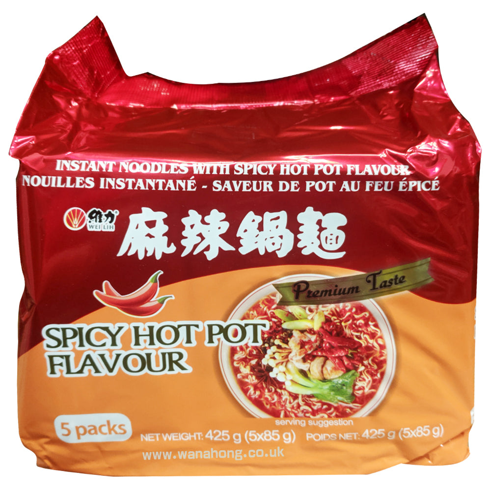 維力 麻辣鍋麵 (5入) Instant Noodle- Spicy Hot Pot Flavour 425g