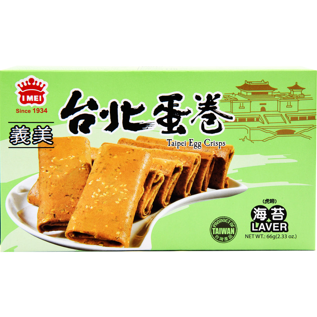 義美台北蛋卷海苔味 IM TaipeiEgg Roll Laver66g