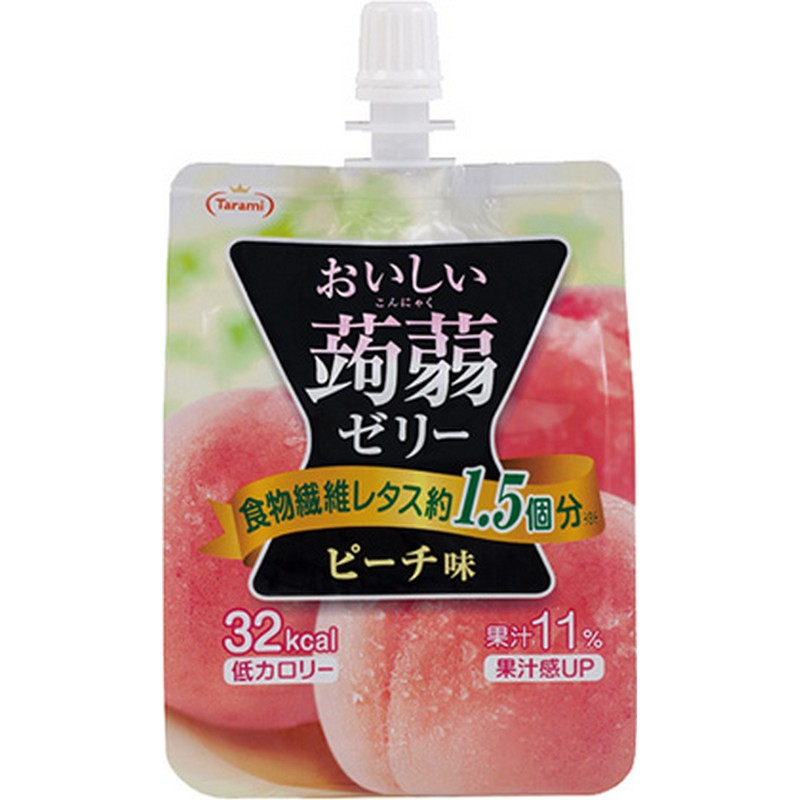 Tarami 蒟蒻 白桃口味 Oishii Konjac Jelly Peach Flavour150g