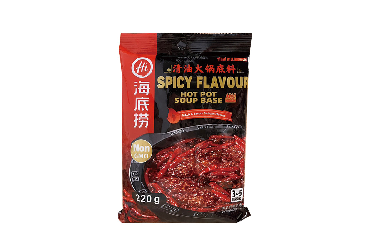 海底撈清油火鍋底料 Spicy Flavour hot pot soup base 220g