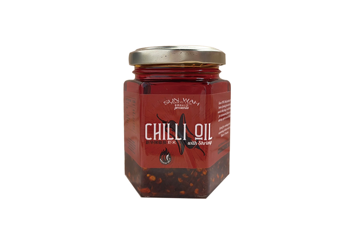 新華辣椒油-蝦米 Chilli oil with Shrimp180g