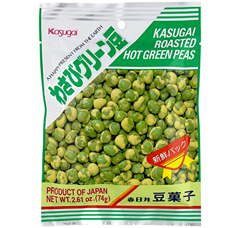 春日井 芥末青豆 Kasugai Wasabi Green Mame 74g 