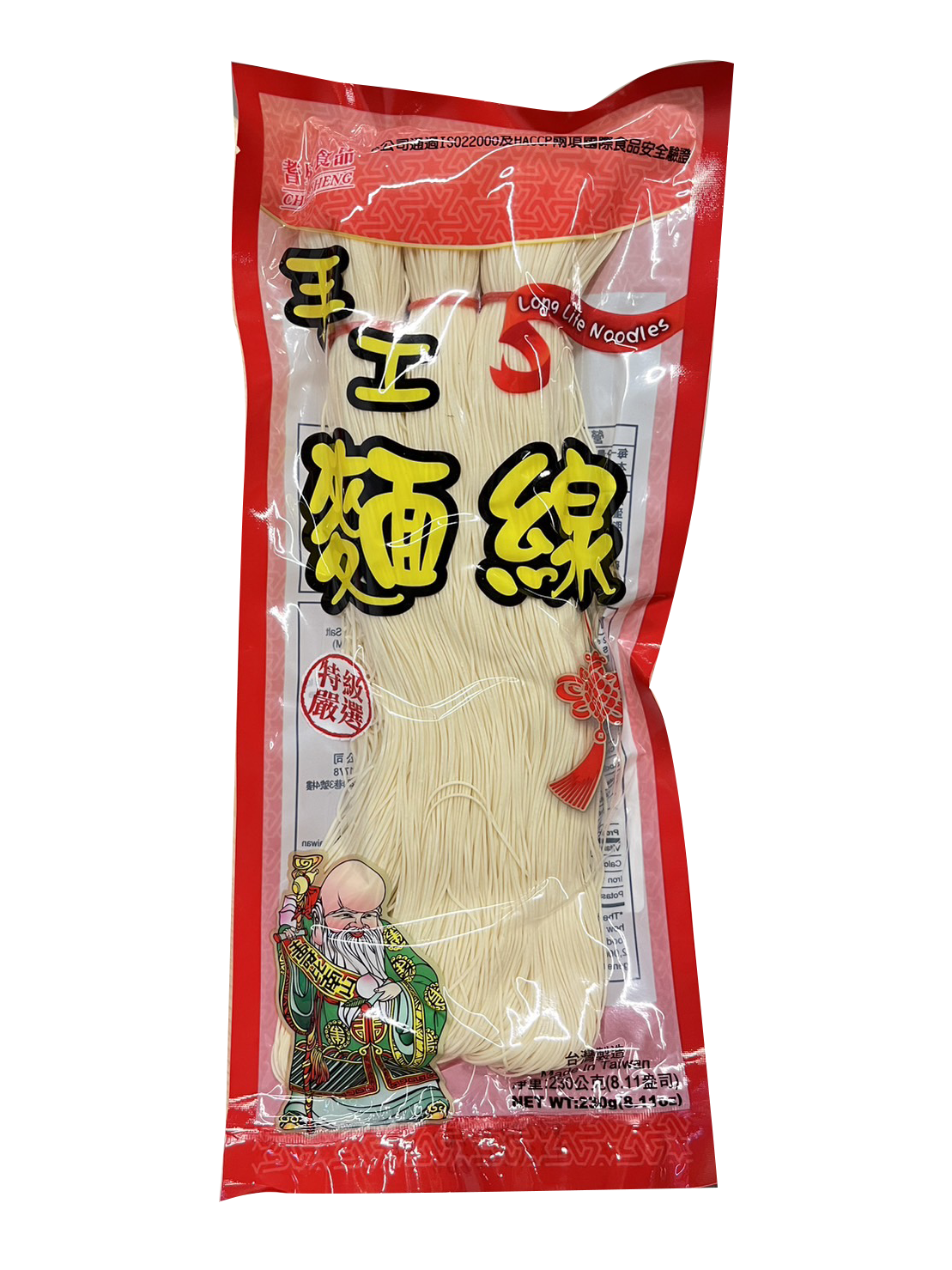 耆盛手工白麵線 Long Life Noodles 210g 