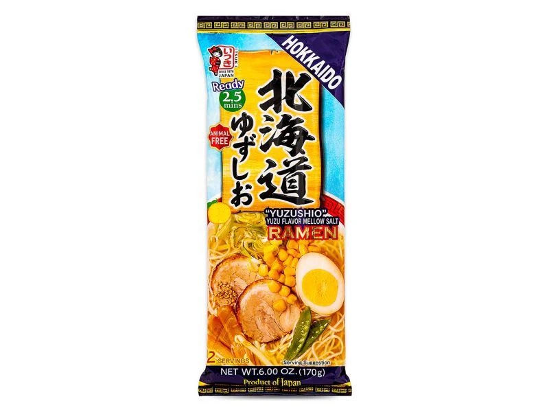 五木 北海道柚子鹽拉麵 2人份 Hokkaido Yuzushio Ramen 170g