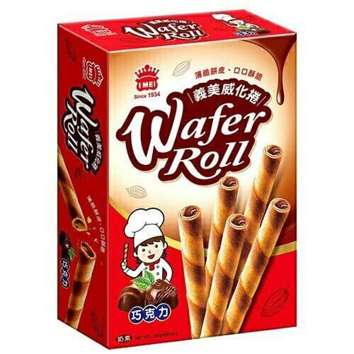 義美 威化捲 巧克力IM Chocolate Wafer Roll