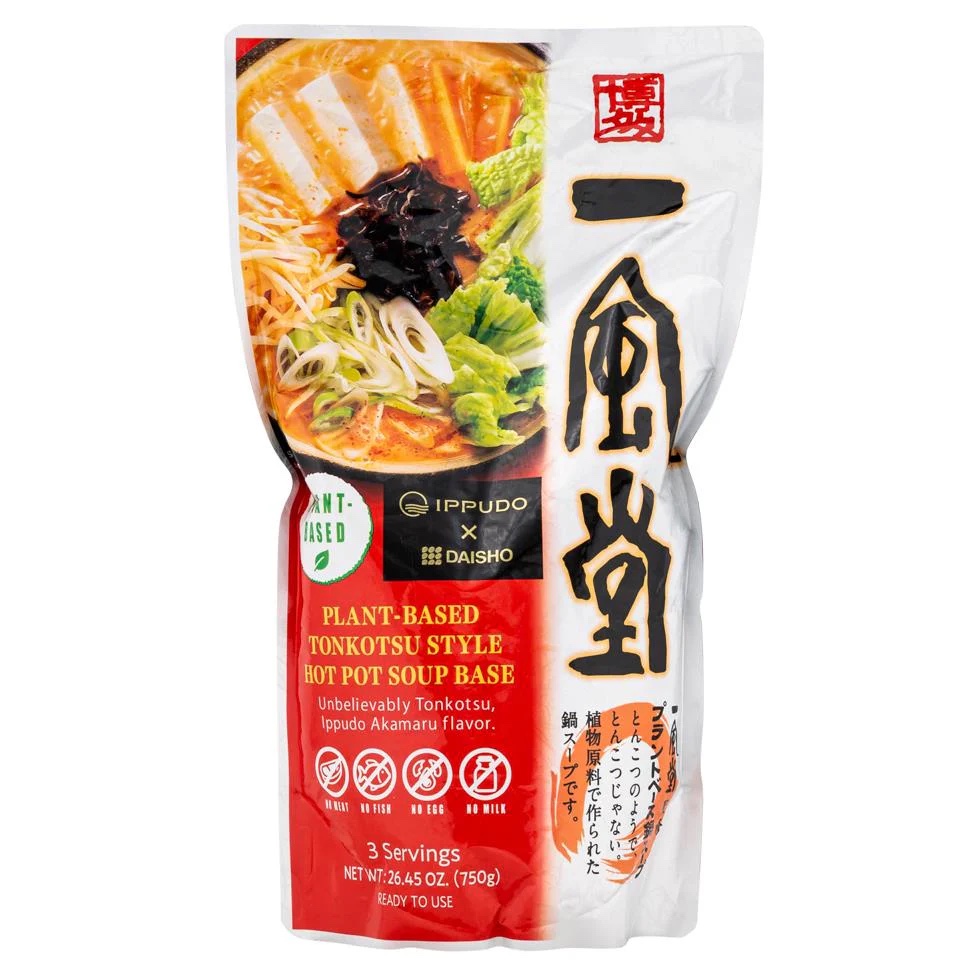一風堂 日式拉麵湯底 Plant Based Tonkotsu Style Hot Pot Soup Base 750g