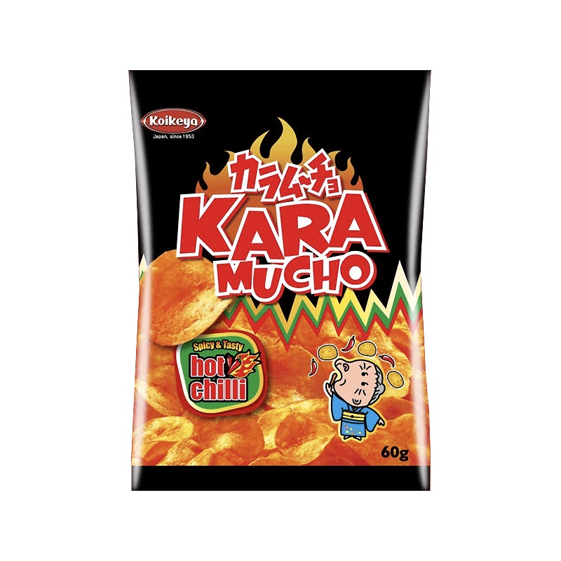 卡啦姆久 香辣洋芋片 KARAMUGHO Spicy Hot Chili Chips 60g