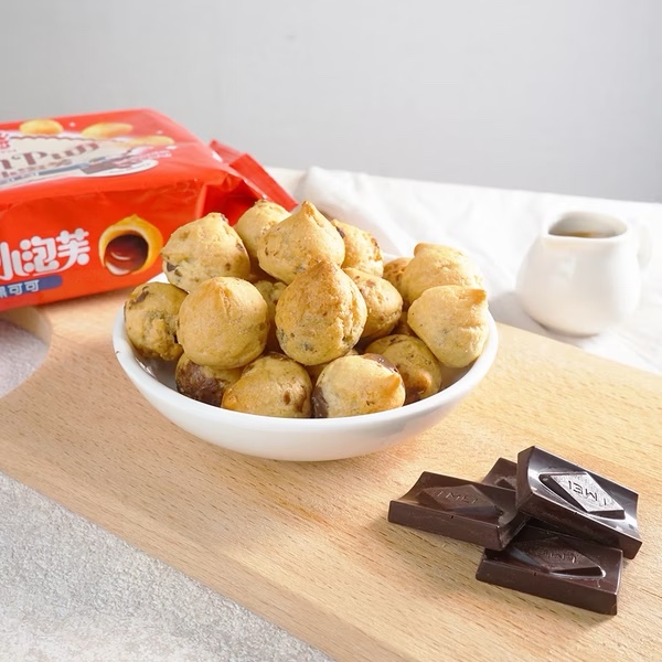 義美 小泡芙 黑可可Imei  Dark Chocolate 57g