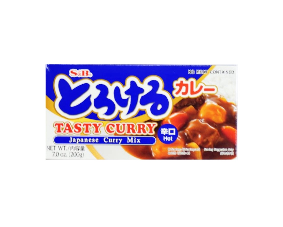 S&B 日式咖哩 辣味 S&B Tasty Curry Sauce Mix Hot 200g