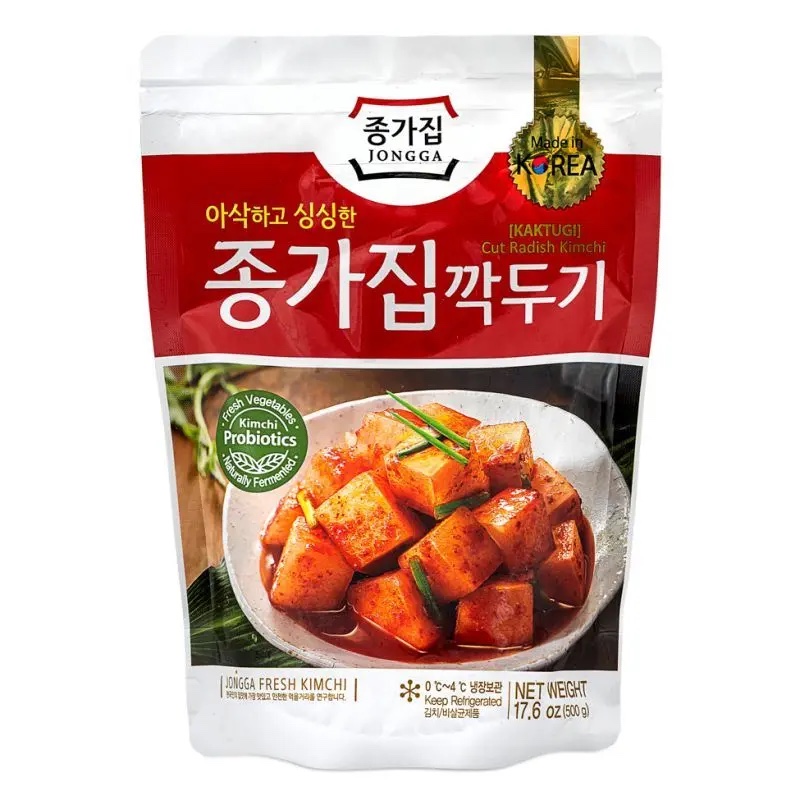 宗家 泡菜白蘿蔔 Jongga Kaktugi Cut Radish Kimchi 500g