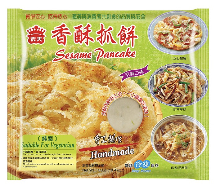 義美 香酥芝麻抓餅 Sesame Pancake 550g