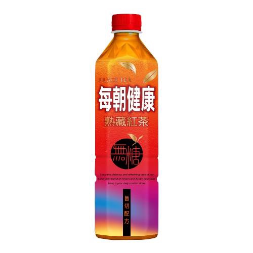 每朝健康 熟成紅茶（無糖） Every Morning Healthy Dual Fibre Blabk Tea (No Sugar) 650ml
