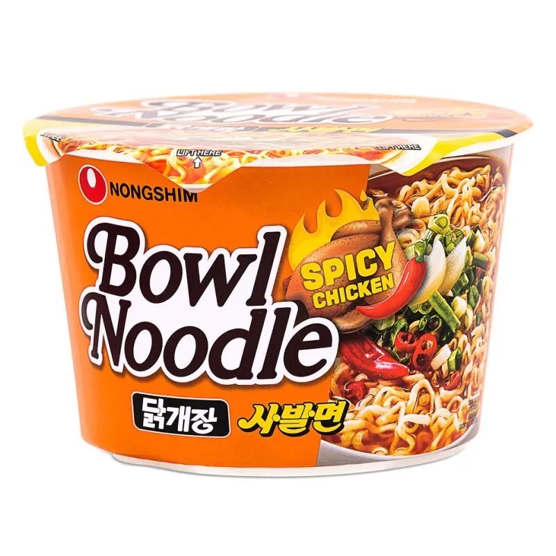 農心辣雞碗麵 Nongshim Bowl Noodle Soup Spicy Chicken 100g