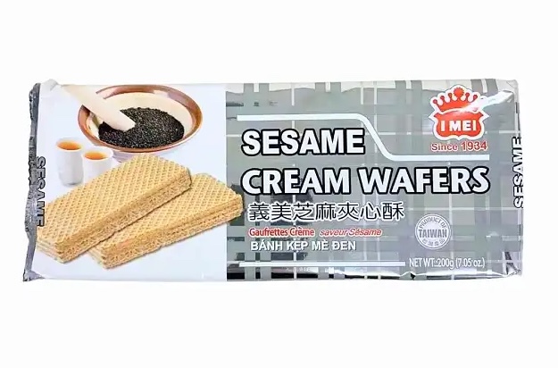 義美夾心酥 芝麻口味 IM Cream Wafer -Sesame 200g