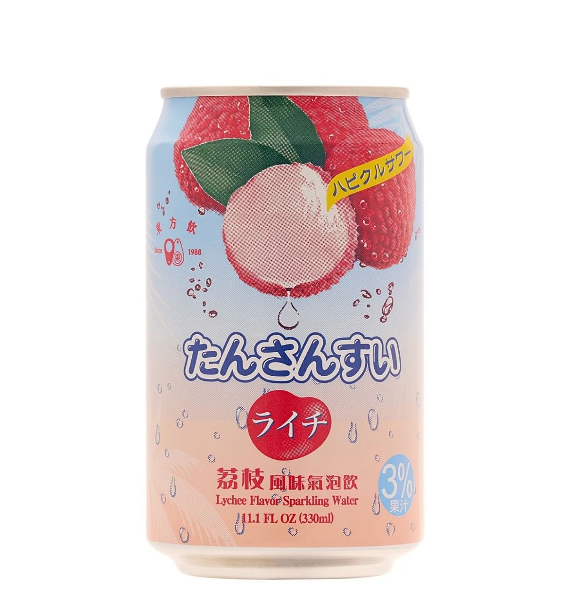 荔枝氣泡飲Lychee Flavour Sparkling Water 330ml